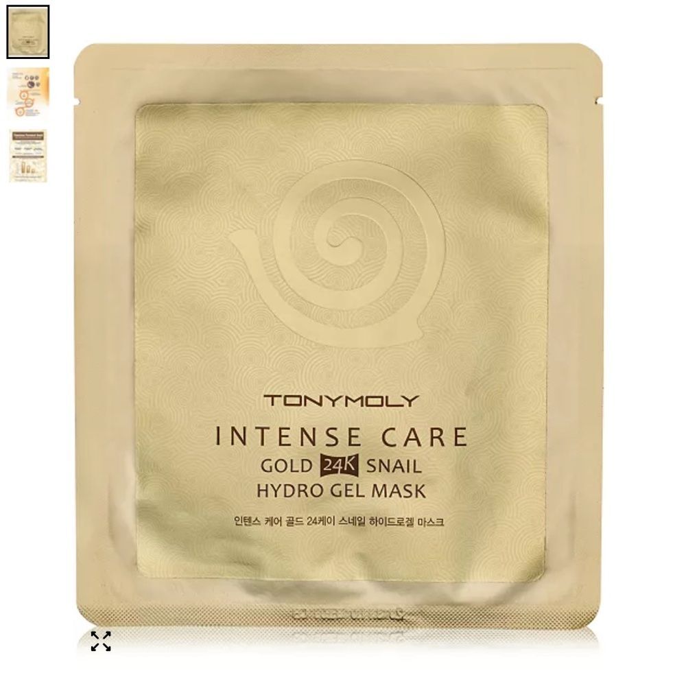 TonyMoly | Intense Care 24K Gold Snail Hydro Gel Mask.